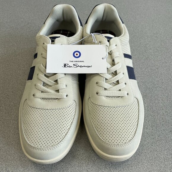 NEW Ben Sherman Webber Grey Men's Size 10.5 Sneakers Memory Foam - Picture 2 of 8